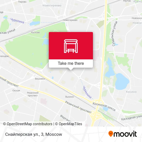 Снайперская ул., 3 map