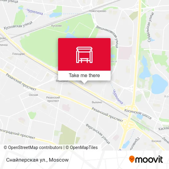 Снайперская ул. map