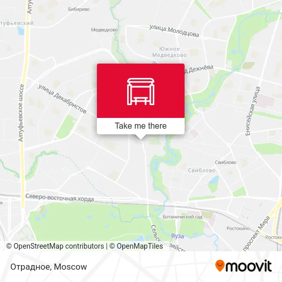 Отрадное map