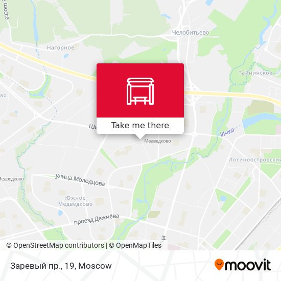 Заревый пр., 19 map