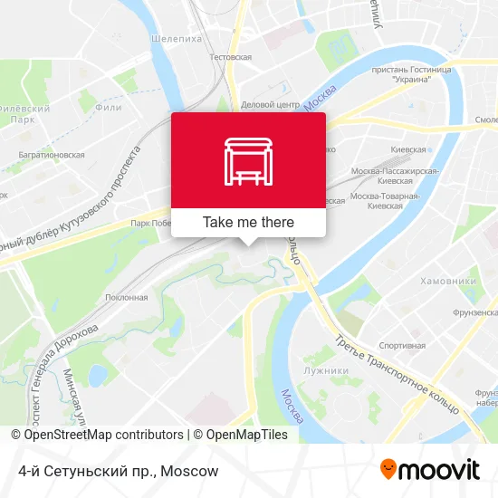 4-й Сетуньский пр. map