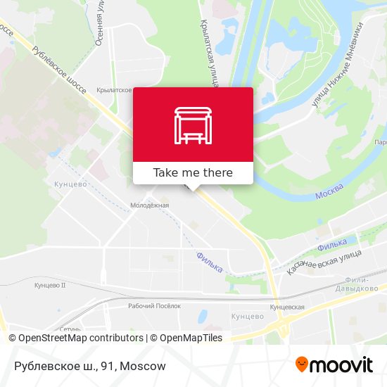 Рублевское ш., 91 map