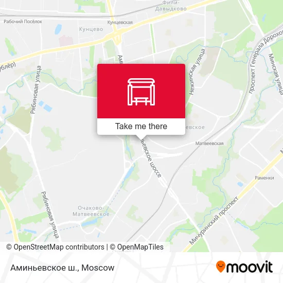 Аминьевское ш. map