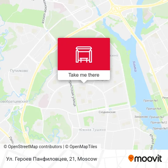 Ул. Героев Панфиловцев, 21 map