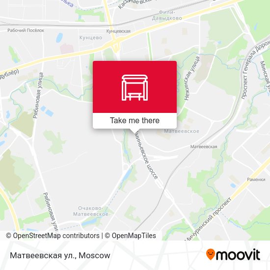 Матвеевская ул. map