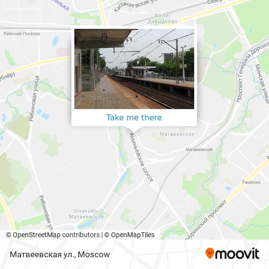 Матвеевская ул. map