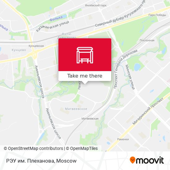 РЭУ им. Плеханова map