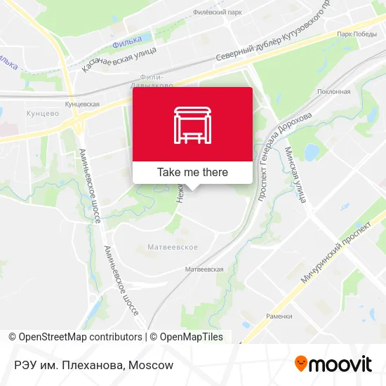 РЭУ им. Плеханова map