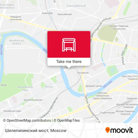Шелепихинский мост map