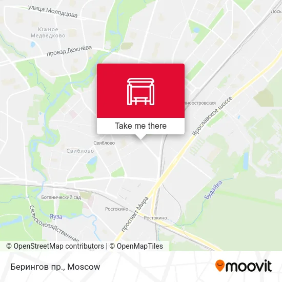 Берингов пр. map
