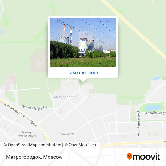 Метрогородок map