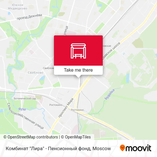 Комбинат "Лира" - Пенсионный фонд map
