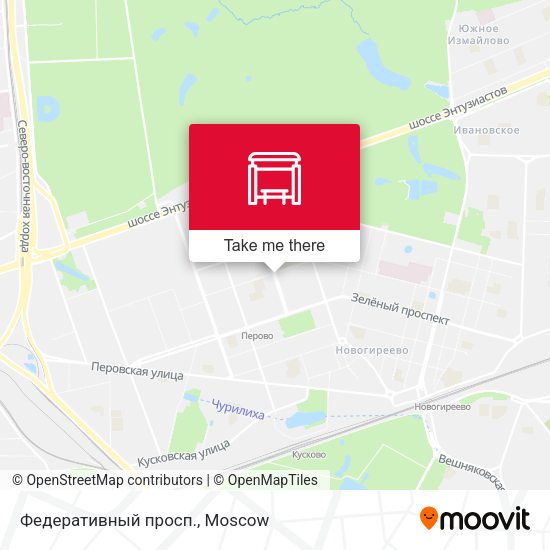 Федеративный просп. map