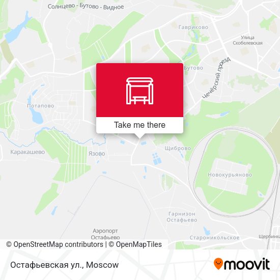 Остафьевская ул. map