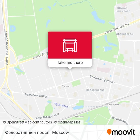 Федеративный просп. map