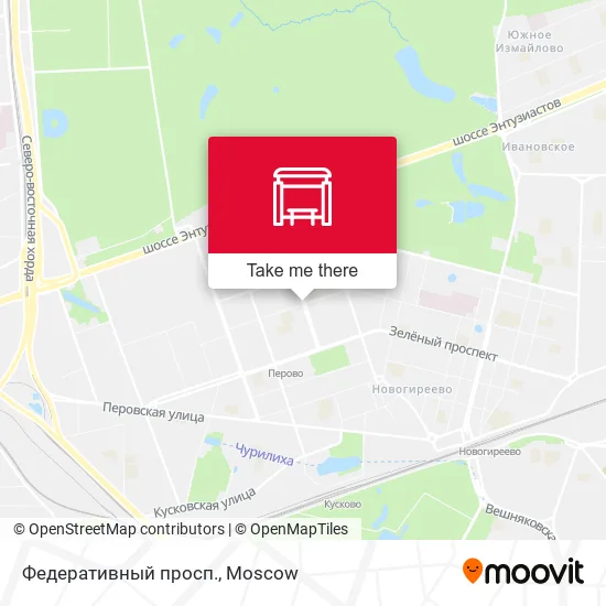 Федеративный просп. map