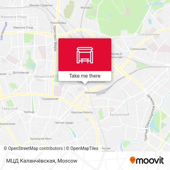 МЦД Каланчёвская map