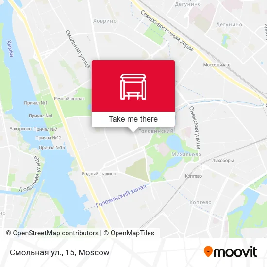 Смольная ул., 15 map
