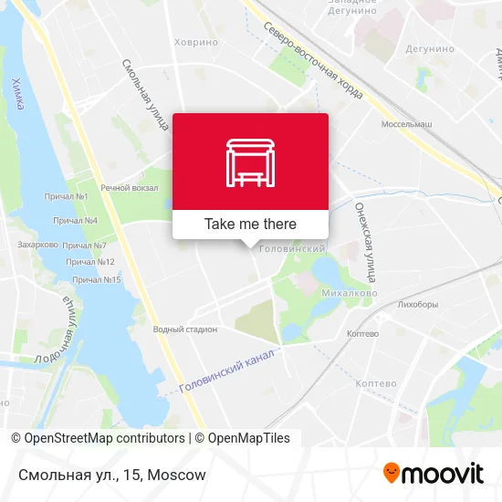 Смольная ул., 15 map