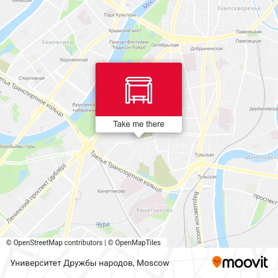 Университет Дружбы народов map