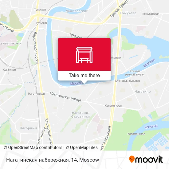 Нагатинская набережная, 14 map
