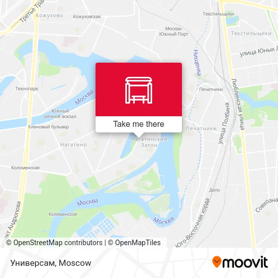 Универсам map