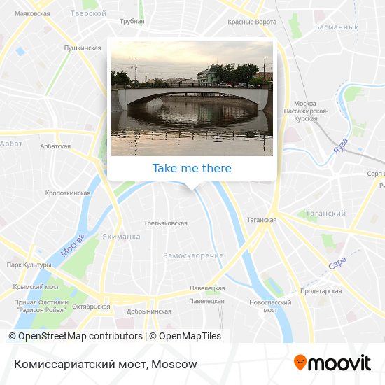 Комиссариатский мост map