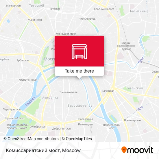 Комиссариатский мост map