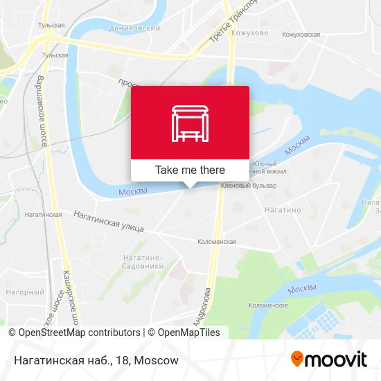 Нагатинская наб., 18 map