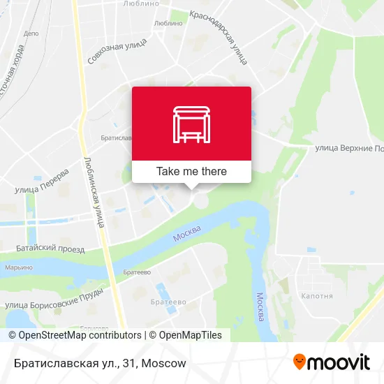 Братиславская ул., 31 map