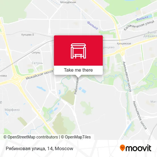 Рябиновая улица, 14 map