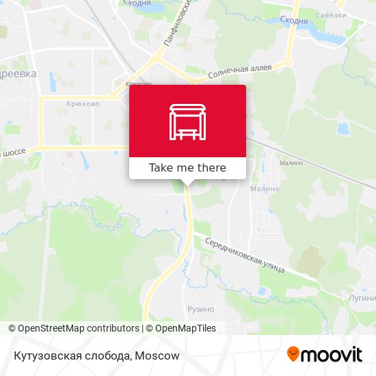 Кутузовская слобода map