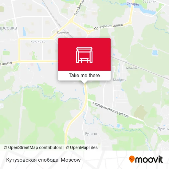 Кутузовская слобода map