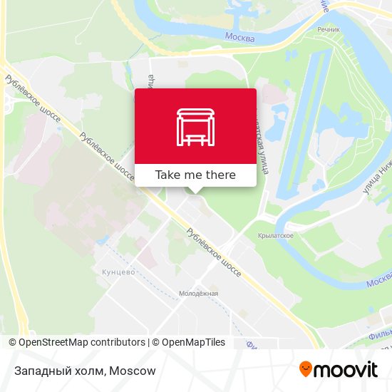 Западный холм map