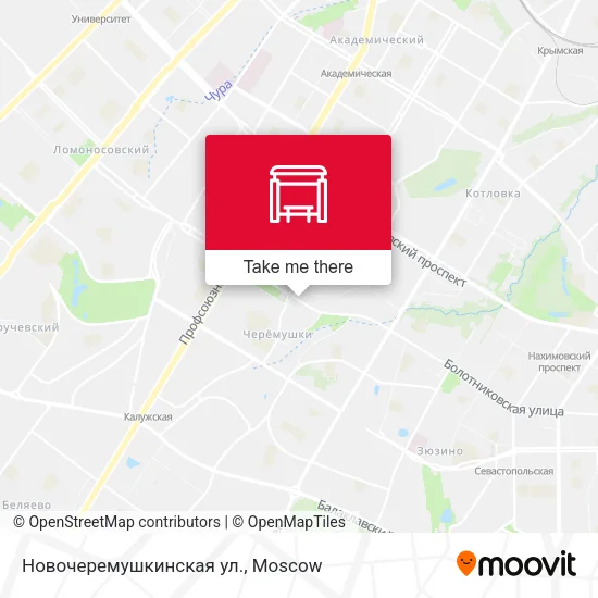 Новочеремушкинская ул. map