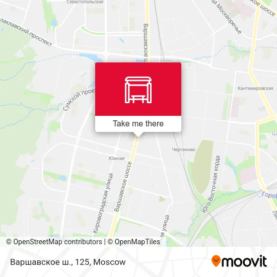Варшавское ш., 125 map
