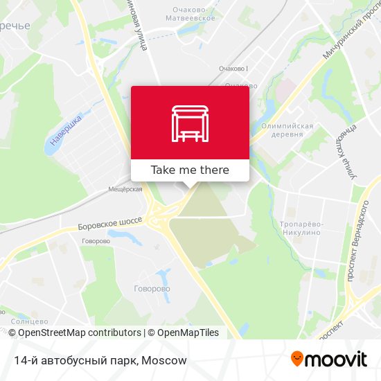14-й автобусный парк map