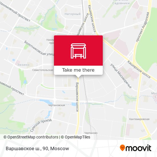 Варшавское ш., 90 map