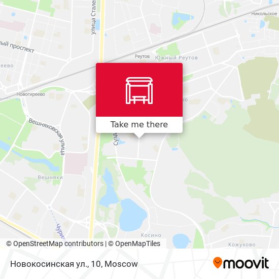 Новокосинская ул., 10 map
