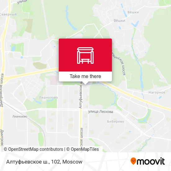 Алтуфьевское ш., 102 map