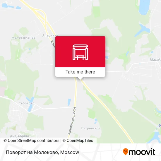 Поворот на Молоково map