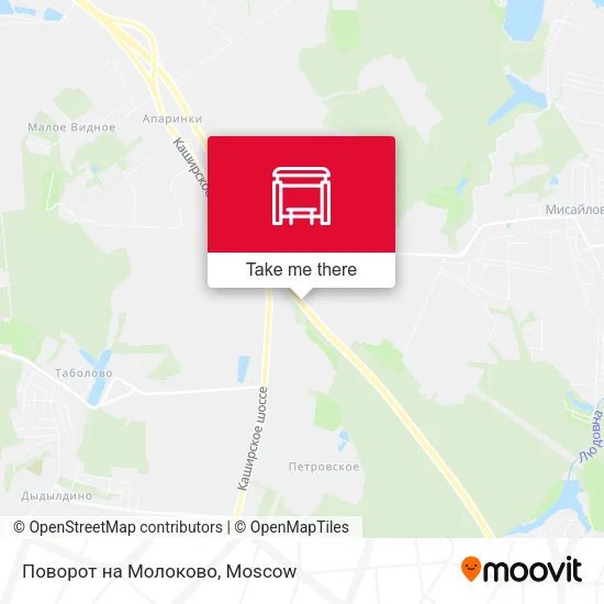 Поворот на Молоково map