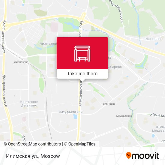 Илимская ул. map