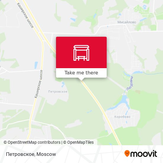 Петровское map