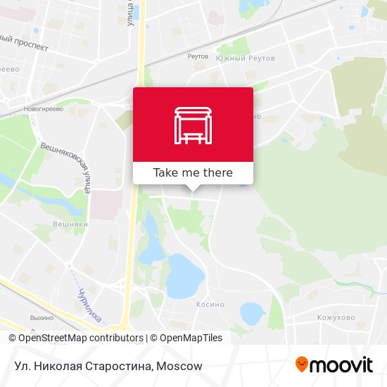 Ул. Николая Старостина map