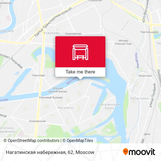 Нагатинская набережная, 62 map