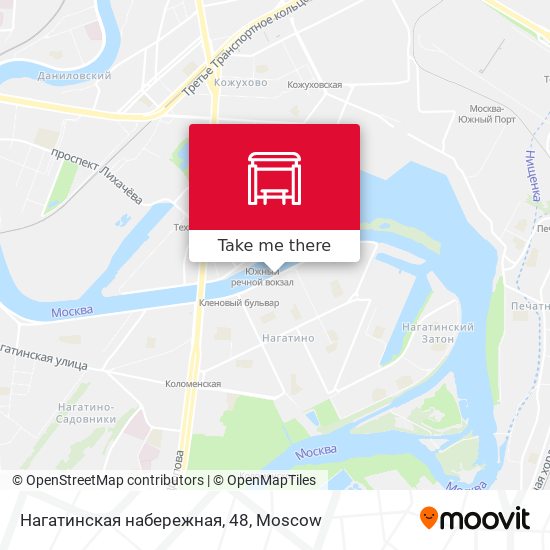 Нагатинская набережная, 48 map