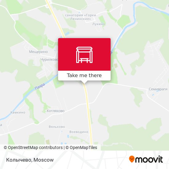 Колычево map