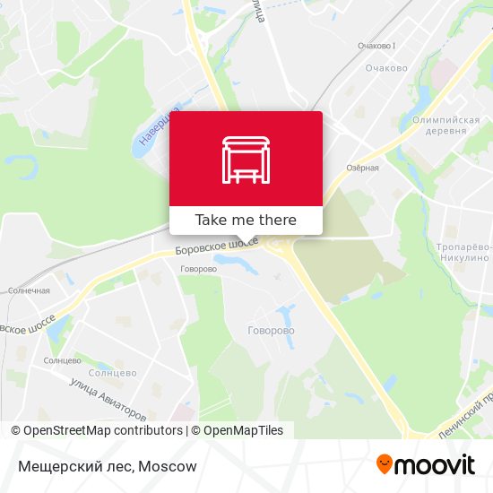 Мещерский лес map