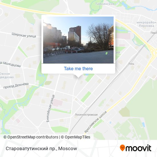 Староватутинский пр. map